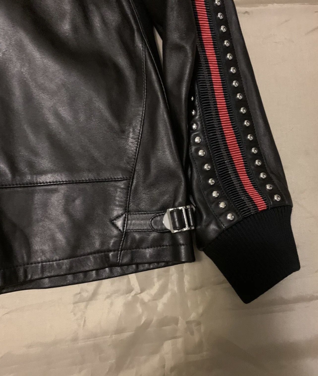 Dsquared2 dsquared2 Leather Studded Leather Jacket Size 50 $2980 Size US M / EU 48-50 / 2 - 5 Thumbnail