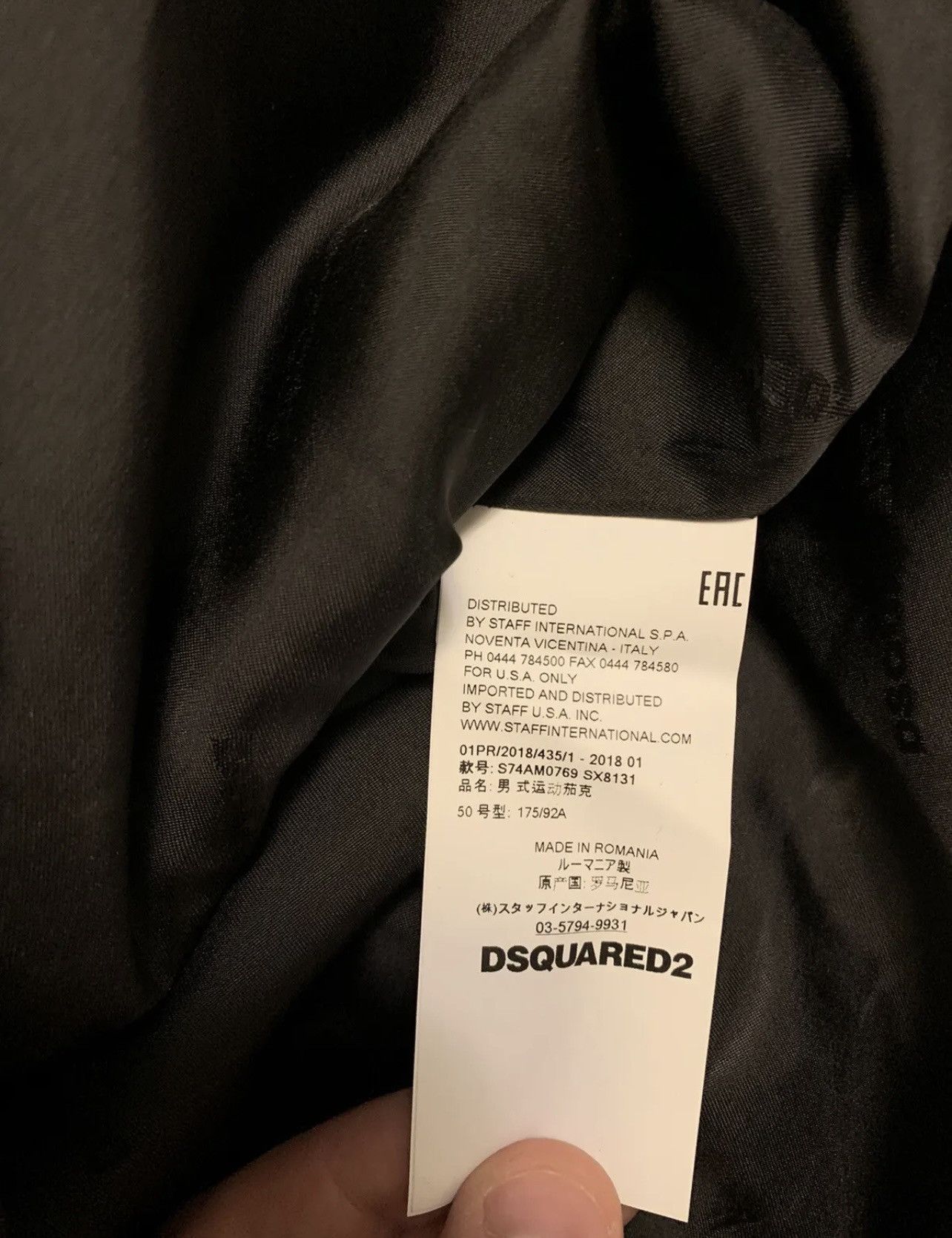 Dsquared2 dsquared2 Leather Studded Leather Jacket Size 50 $2980 Size US M / EU 48-50 / 2 - 7 Thumbnail