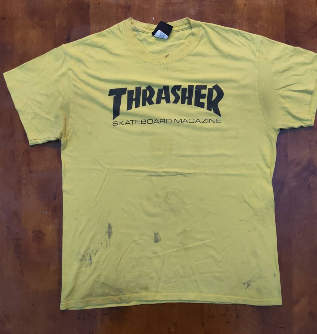 Thrasher THRASHED Thrasher Skate Worn T Size US L / EU 52-54 / 3 - 1 Thumbnail