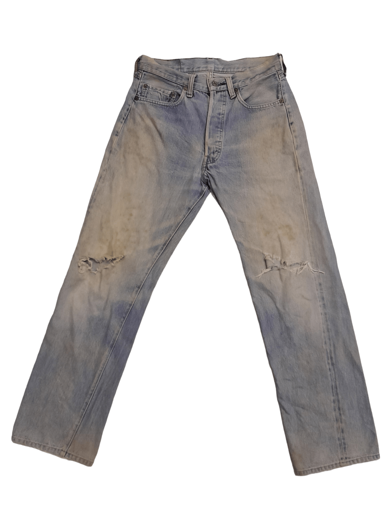 image of Kurt Cobain x Levis 80's Levis 501 Usa Selvedge Stamped 524 Denim Cobain (E812) in Blue (Size 28)