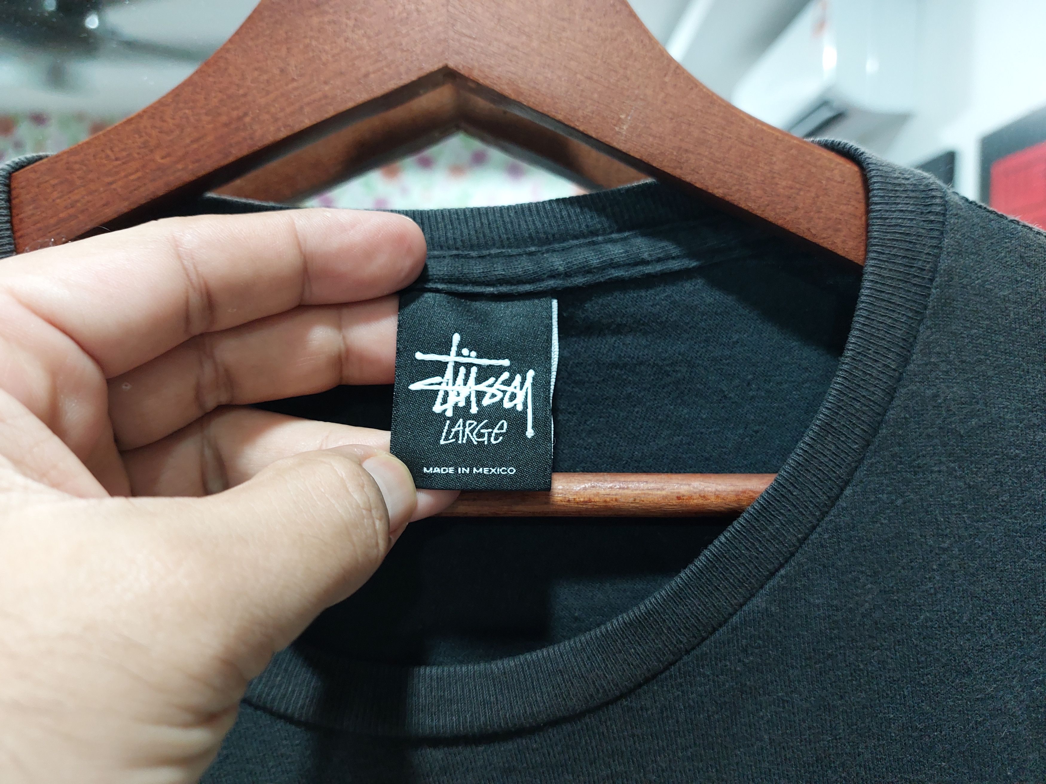 Stussy × Vintage 💥Vintage Stussy Leopard Stripes Logo Sun Faded Size US XL / EU 56 / 4 - 4 Thumbnail