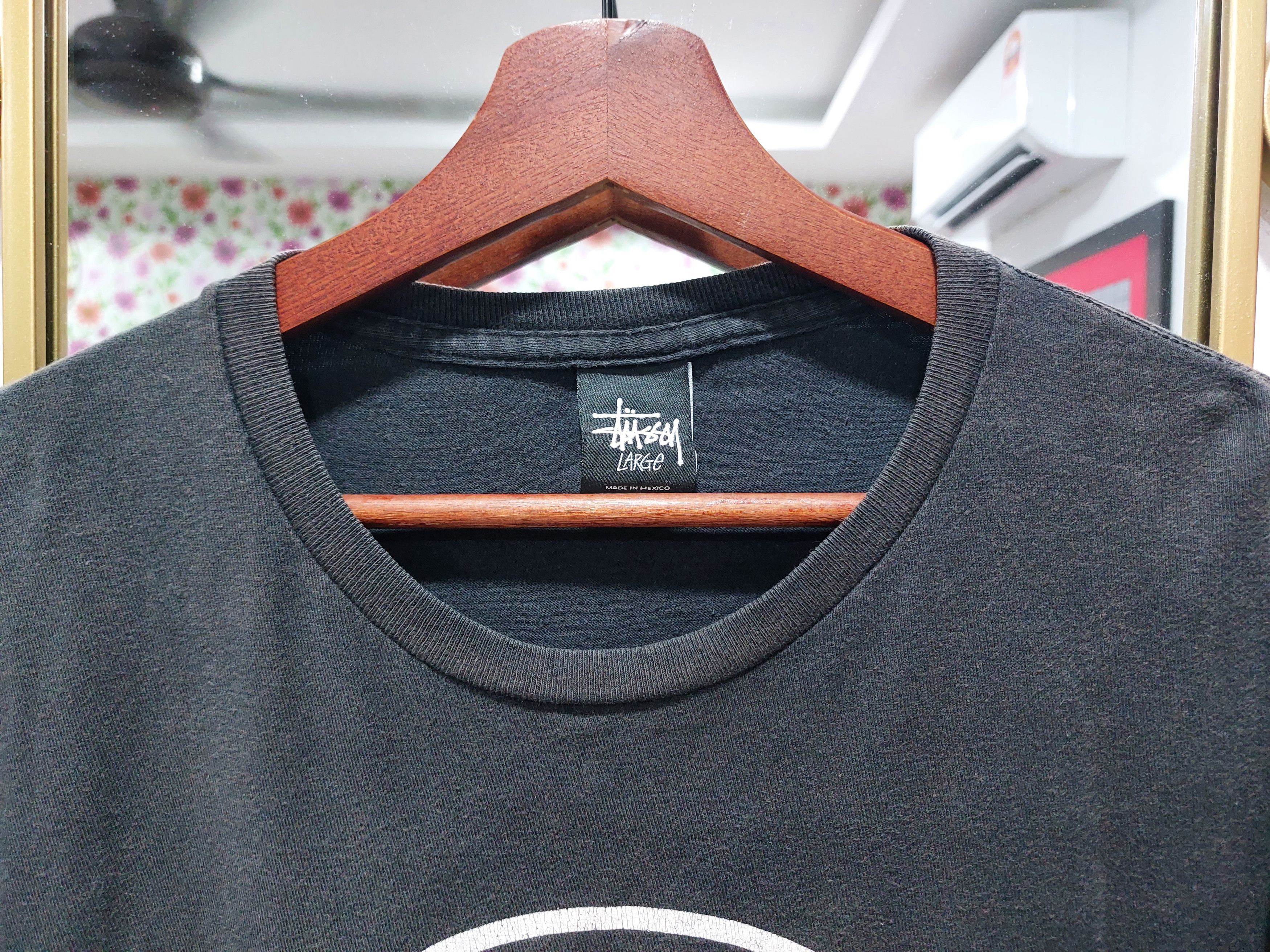 Stussy × Vintage 💥Vintage Stussy Leopard Stripes Logo Sun Faded Size US XL / EU 56 / 4 - 2 Thumbnail