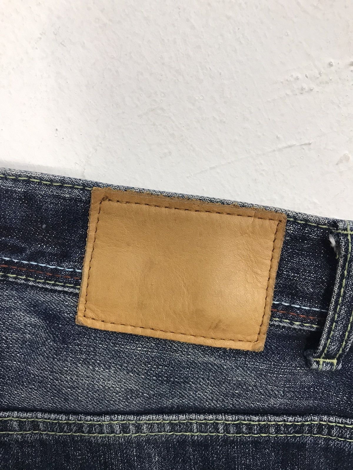 Japanese Brand × Vintage Vintage Rubber Soul Distressed Denim Jeans Style Size US 37 - 11 Thumbnail
