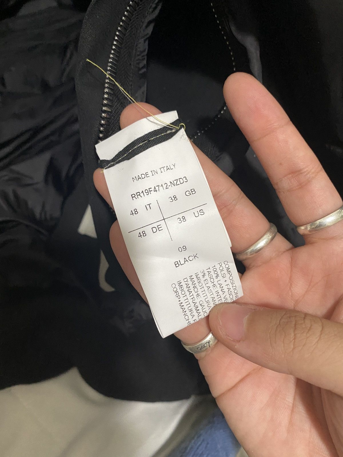 Rick Owens Rick Owens Doll Jacket Larry 2019 size 48 Size US M / EU 48-50 / 2 - 13 Thumbnail