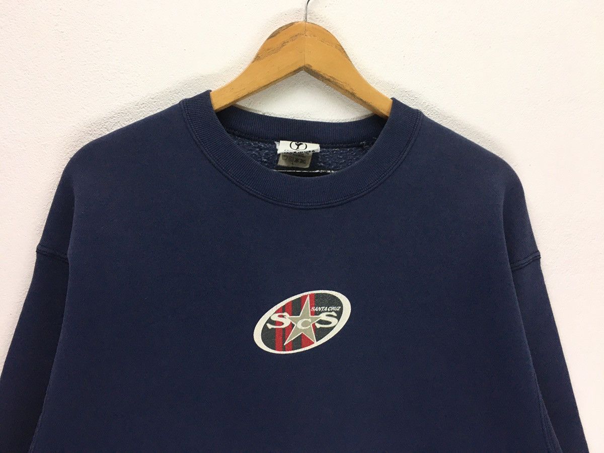 Santa Cruz Skateboards Vintage Santa Snowboard Big Logo Sweatshirt Size US M / EU 48-50 / 2 - 2 Thumbnail