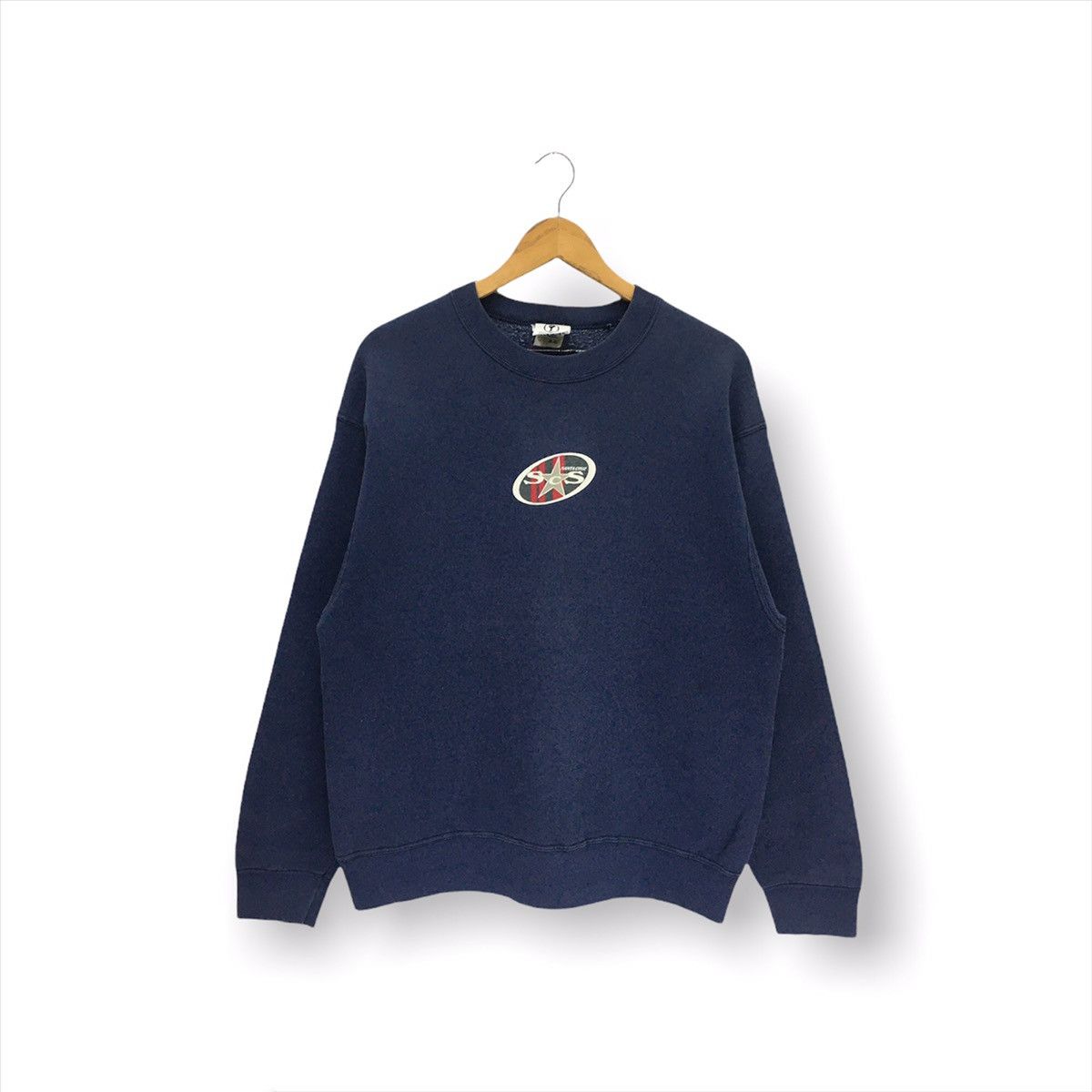 Santa Cruz Skateboards Vintage Santa Snowboard Big Logo Sweatshirt Size US M / EU 48-50 / 2 - 1 Thumbnail