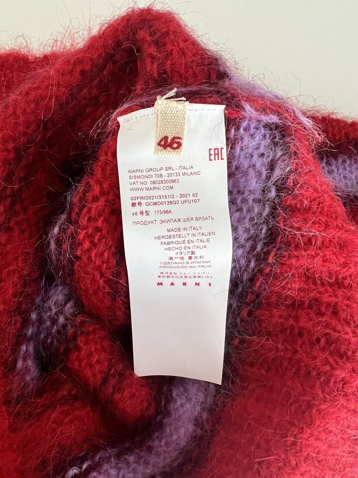 Marni Marni Fuzzy Mohair Sweater Size US S / EU 44-46 / 1 - 6 Thumbnail