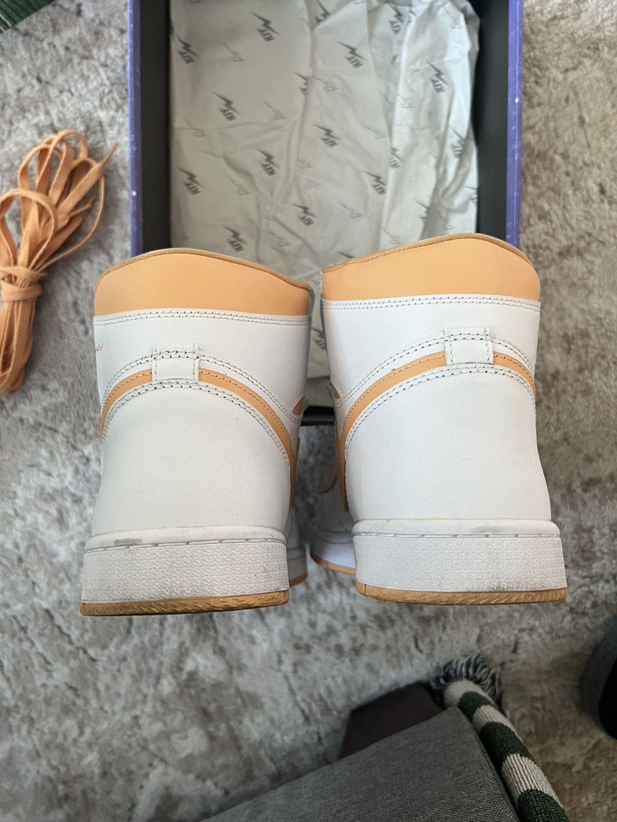 Reves Paris Reves Paris / KIY 85 Hi - White / Canary Yellow Size US 11.5 / EU 44-45 - 6 Thumbnail