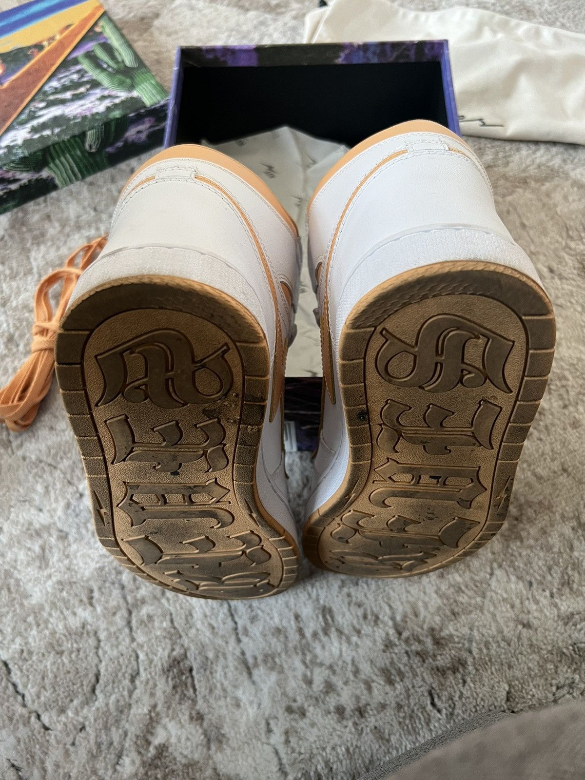 Reves Paris Reves Paris / KIY 85 Hi - White / Canary Yellow Size US 11.5 / EU 44-45 - 5 Thumbnail