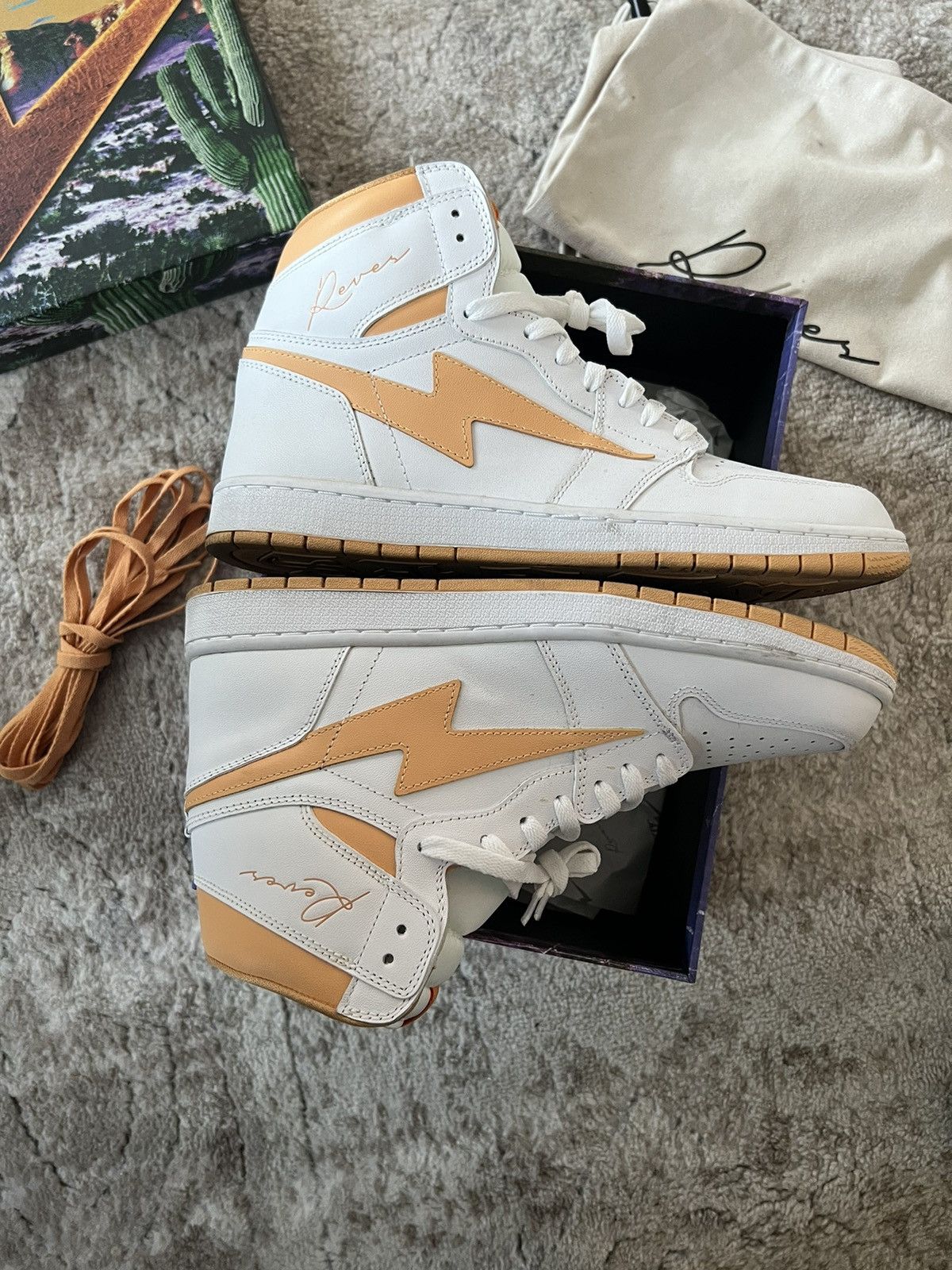 Reves Paris Reves Paris / KIY 85 Hi - White / Canary Yellow Size US 11.5 / EU 44-45 - 2 Thumbnail