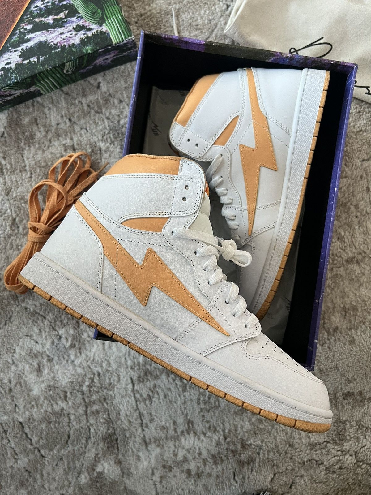 Reves Paris Reves Paris / KIY 85 Hi - White / Canary Yellow Size US 11.5 / EU 44-45 - 3 Thumbnail