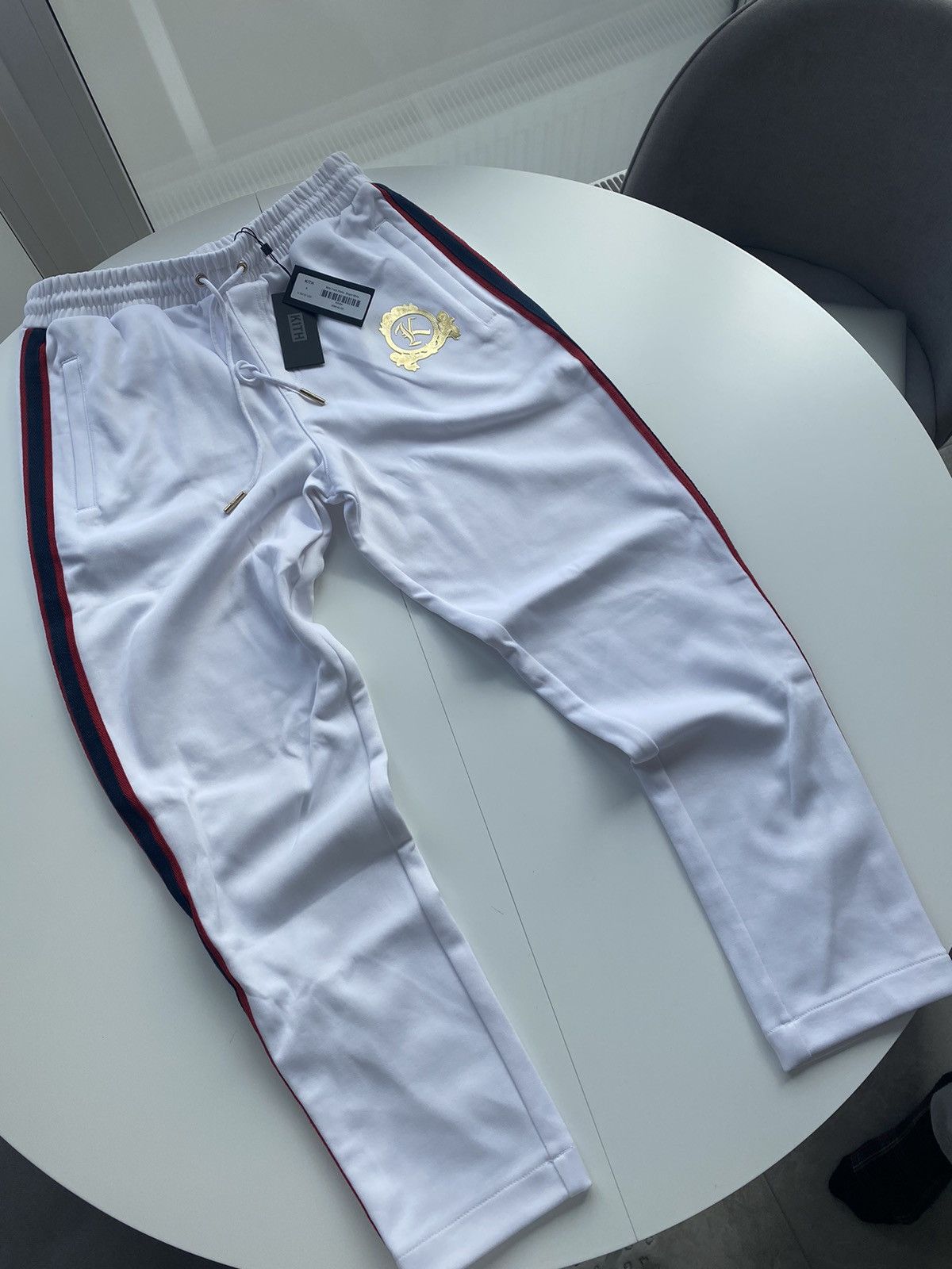 image of New Kith X Bergdorf Goodman Sweatpants in White, Men's (Size 31)