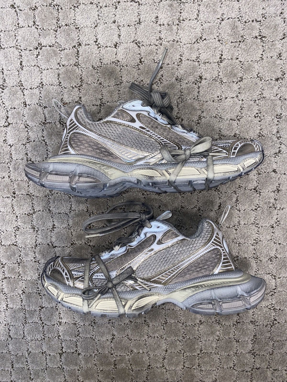 image of Balenciaga 3Xl Mud Show Shoes in Grey, Men's (Size 9.5)