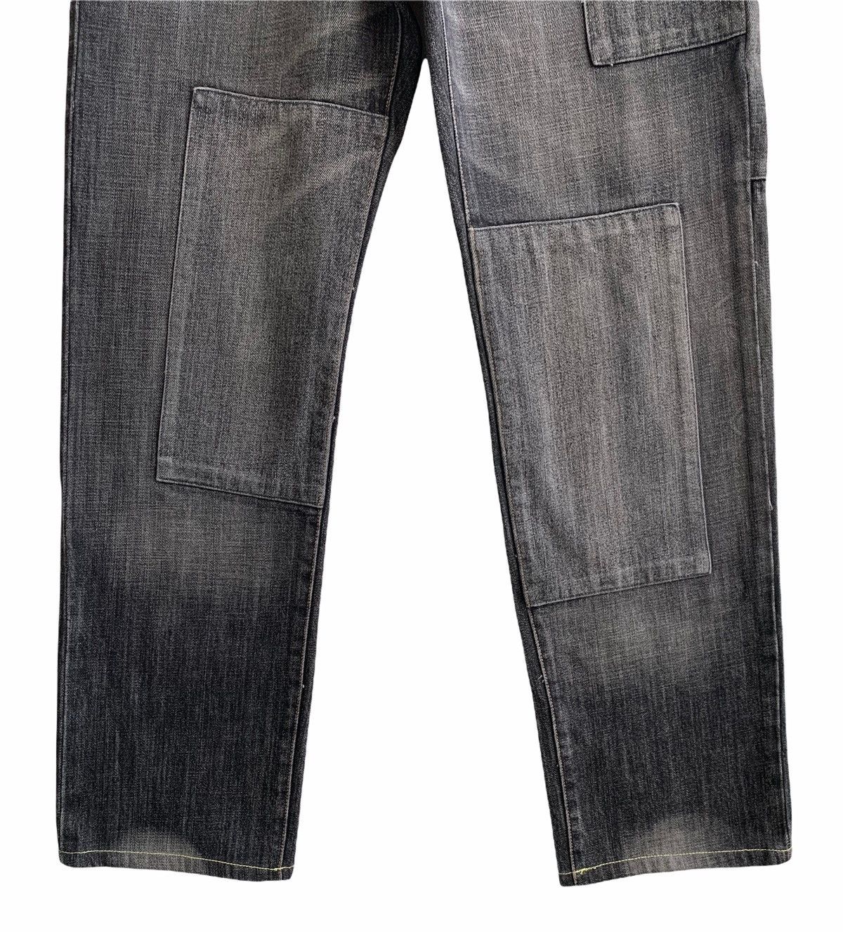Japanese Brand Vintage Uniqlo Patch Work Denim Jeans Size US 32 / EU 48 - 3 Thumbnail