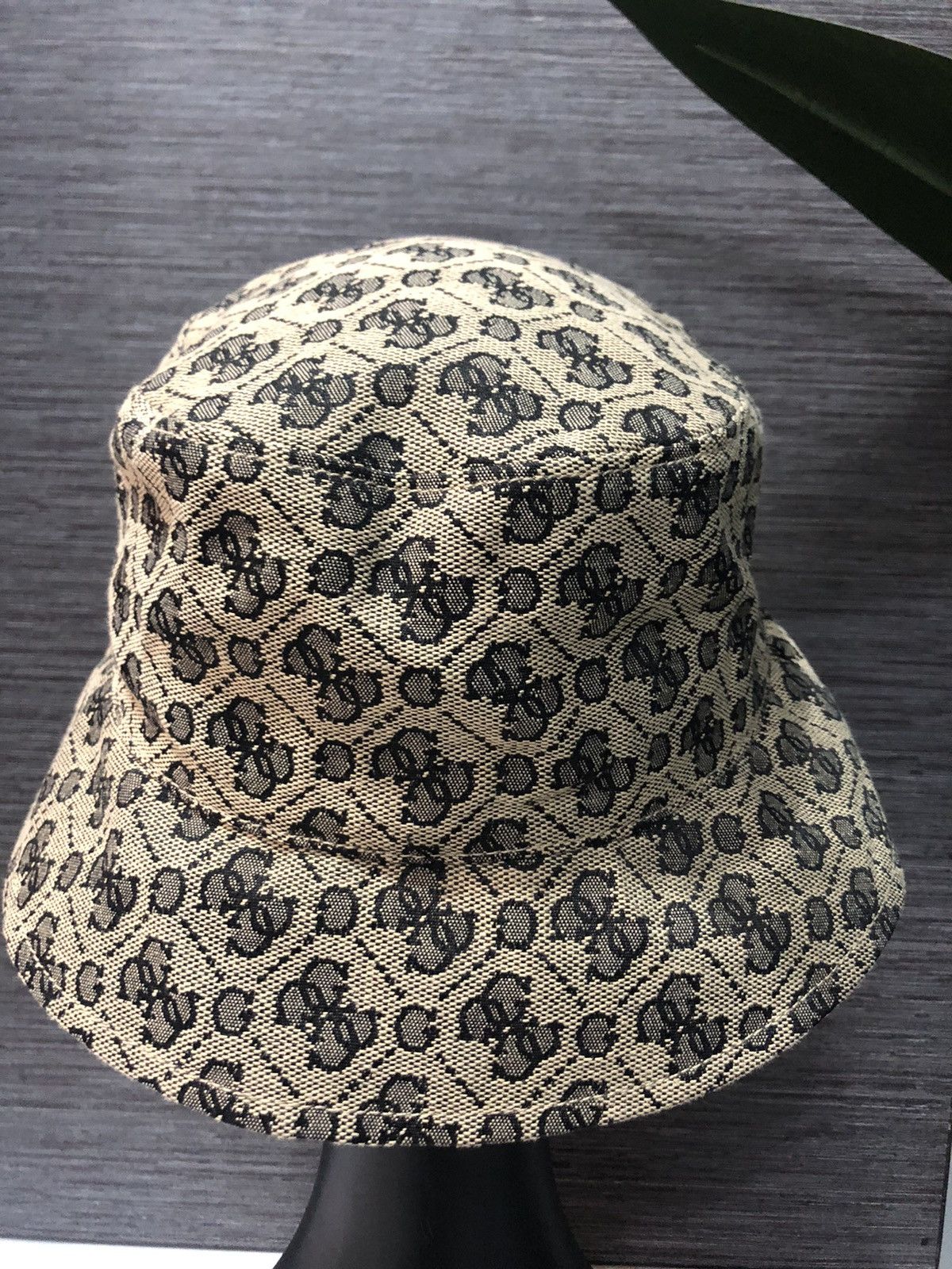 Guess Monogram Full Print Bucket Hat