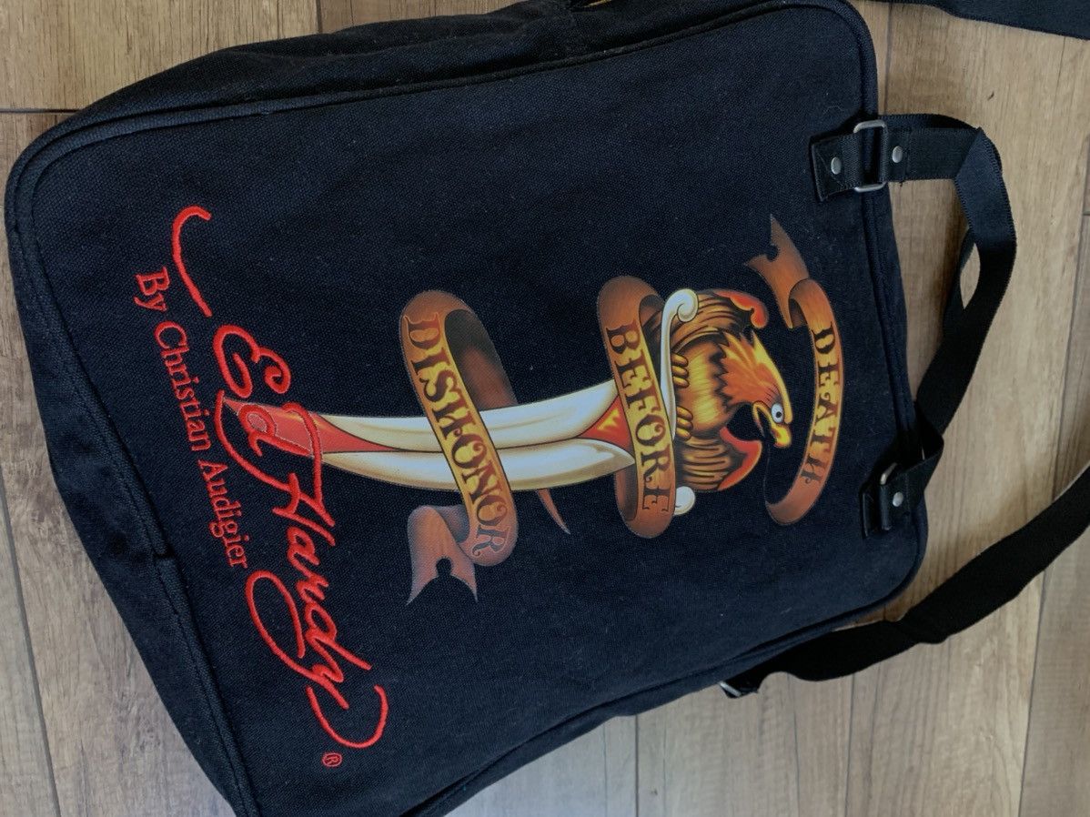 Christian Audigier Vintage Ed Hardy Audiger Messenger Shoulder Hand Bag Size ONE SIZE - 2 Thumbnail