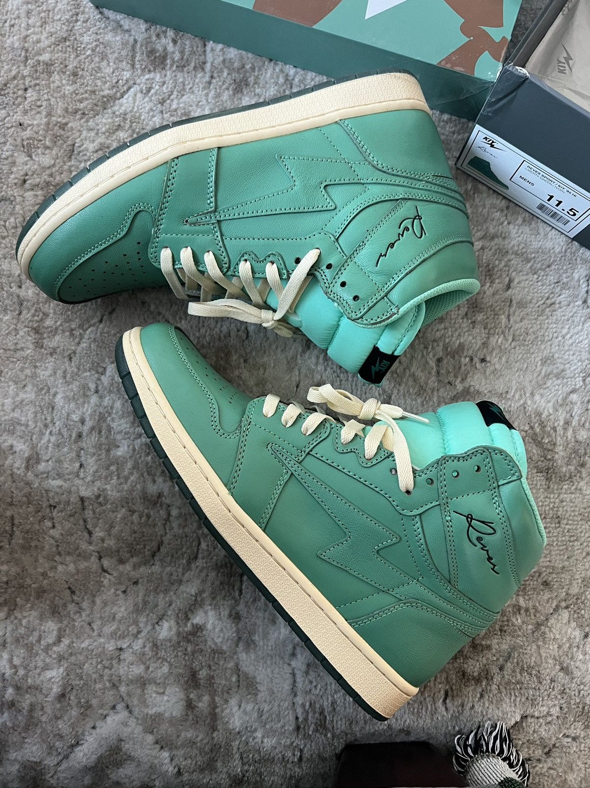 Reves Paris Reves Paris Sport / KIY 85 Hi - Liberty Green / Ivory Size US 11.5 / EU 44-45 - 4 Thumbnail