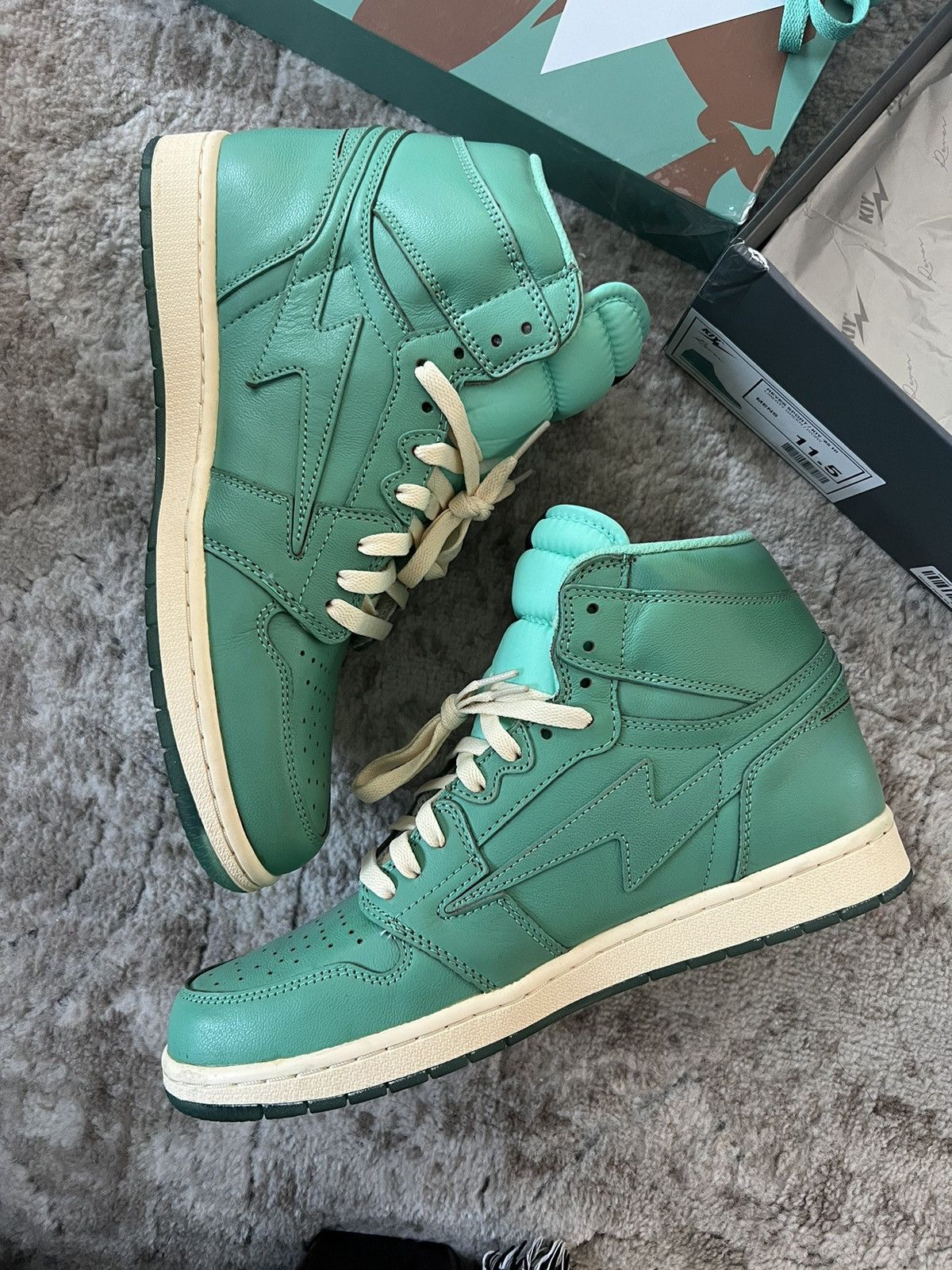Reves Paris Reves Paris Sport / KIY 85 Hi - Liberty Green / Ivory Size US 11.5 / EU 44-45 - 3 Thumbnail