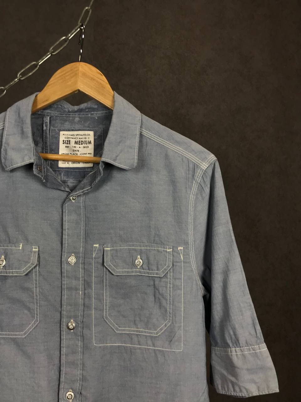 Allsaints Allsaints luxury streetwear shirt Size US M / EU 48-50 / 2 - 2 Thumbnail