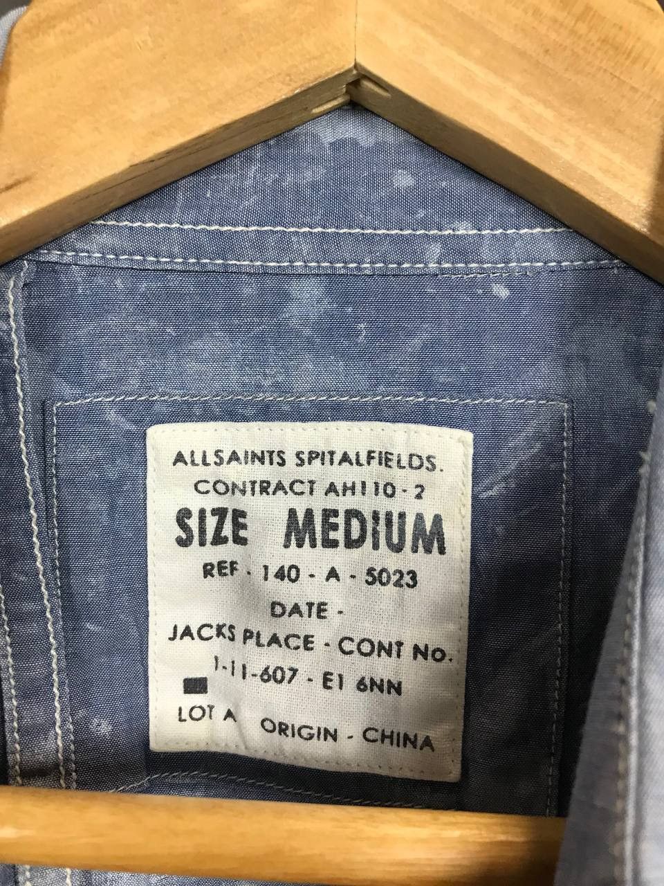 Allsaints Allsaints luxury streetwear shirt Size US M / EU 48-50 / 2 - 3 Thumbnail
