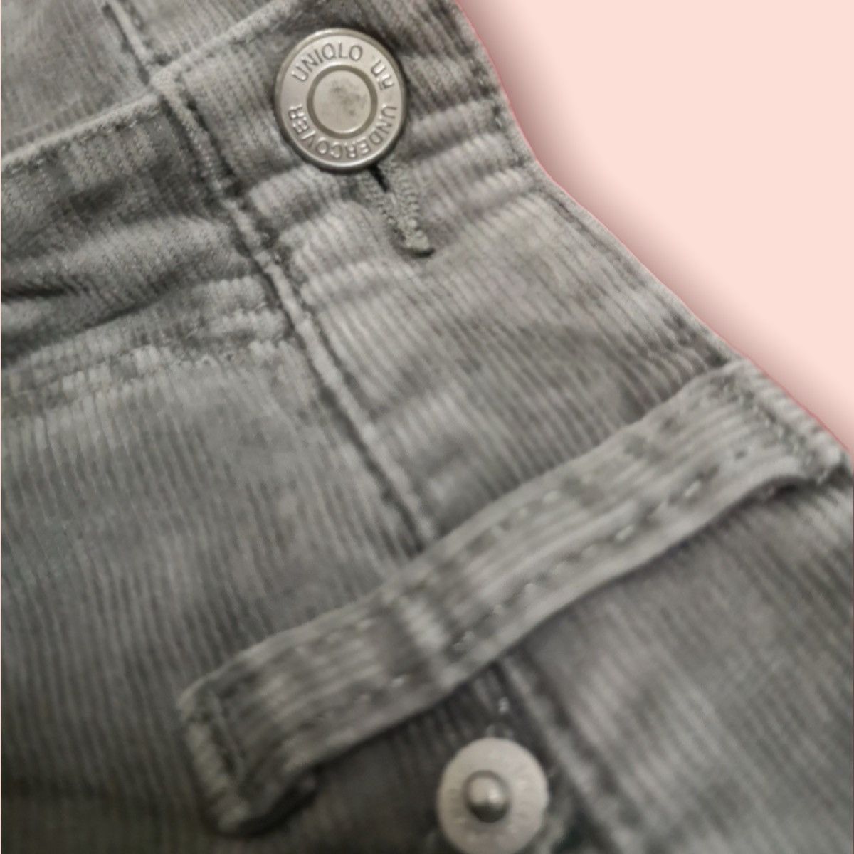 Japanese Brand 🔥DOPE🔥 UNDERCOVER X UNIQLO DOUBLE KNEE CORDUROY JEANS Size US 31 - 20 Thumbnail