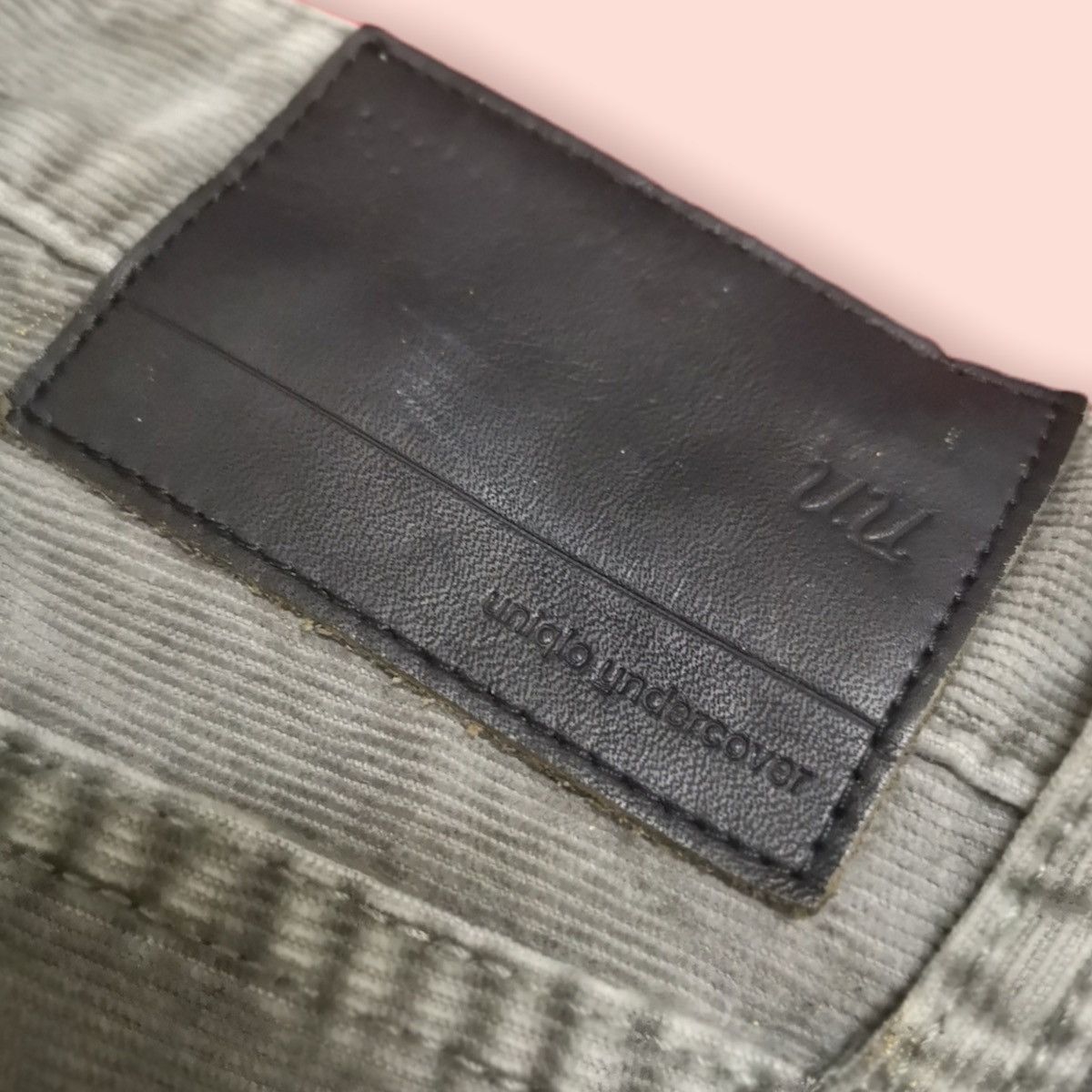Japanese Brand 🔥DOPE🔥 UNDERCOVER X UNIQLO DOUBLE KNEE CORDUROY JEANS Size US 31 - 16 Thumbnail