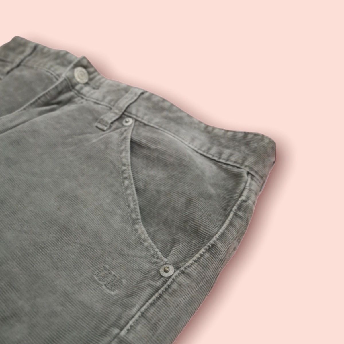 Japanese Brand 🔥DOPE🔥 UNDERCOVER X UNIQLO DOUBLE KNEE CORDUROY JEANS Size US 31 - 11 Thumbnail