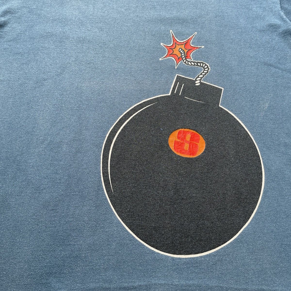 Stussy × Vintage Vintage Stussy Og Bomb Ready to Explode shirt 90s tee usa Size US L / EU 52-54 / 3 - 3 Thumbnail