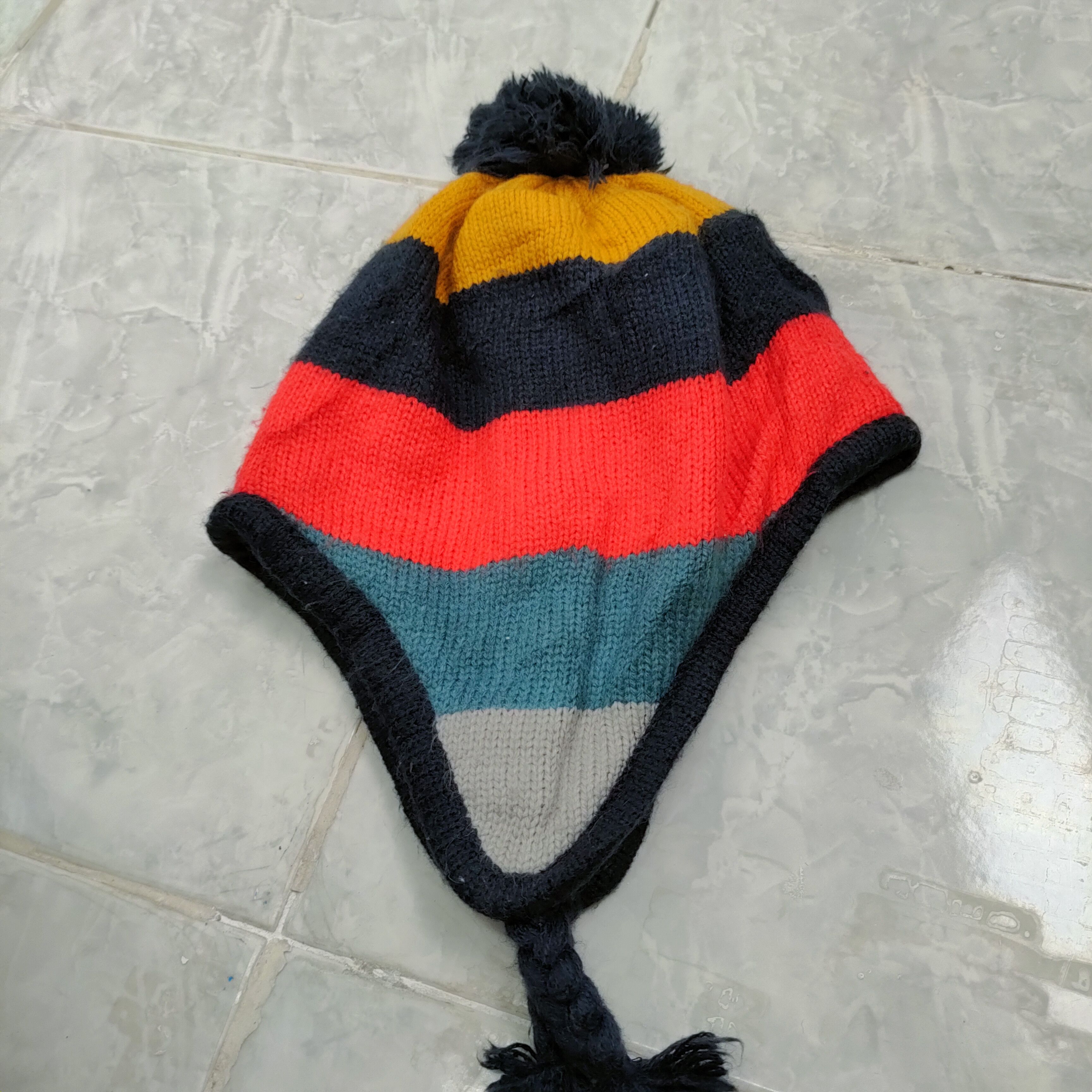 Japanese Brand 💥 BESTOFFER 💥 MULTICOLOR COLOR BEANIE HAT Size ONE SIZE - 4 Thumbnail