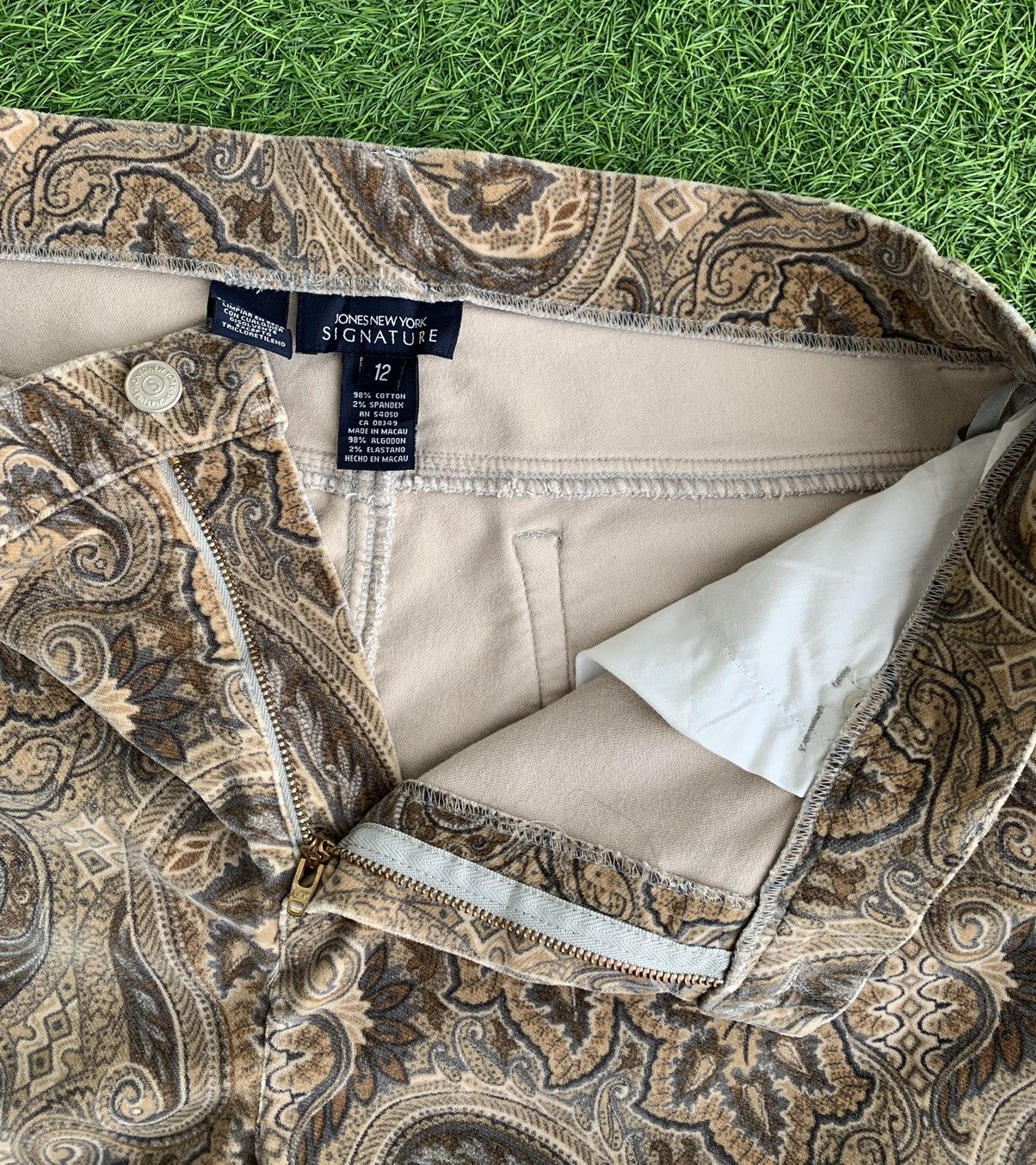 Japanese Brand John New York Signature Paisley Casual Pants Size US 32 / EU 48 - 10 Thumbnail