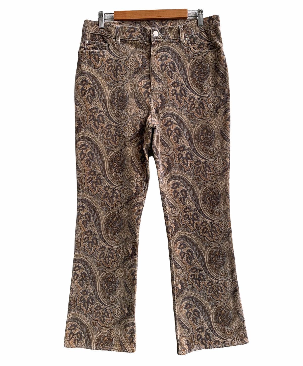 Japanese Brand John New York Signature Paisley Casual Pants Size US 32 / EU 48 - 1 Thumbnail