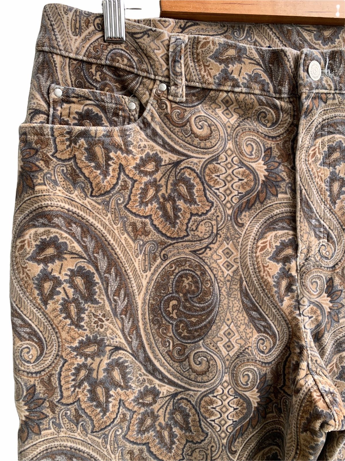 Japanese Brand John New York Signature Paisley Casual Pants Size US 32 / EU 48 - 7 Thumbnail