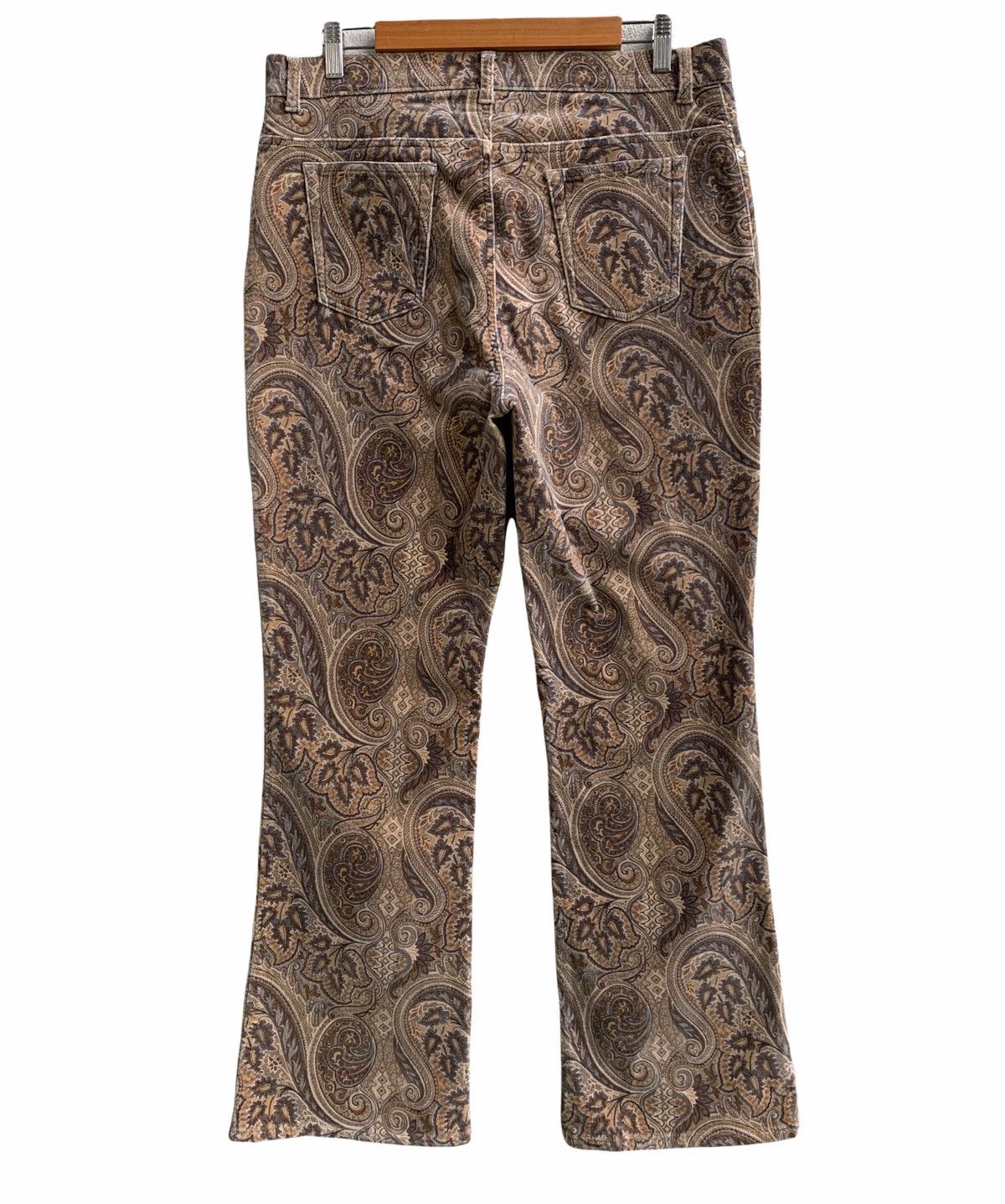 Japanese Brand John New York Signature Paisley Casual Pants Size US 32 / EU 48 - 2 Thumbnail