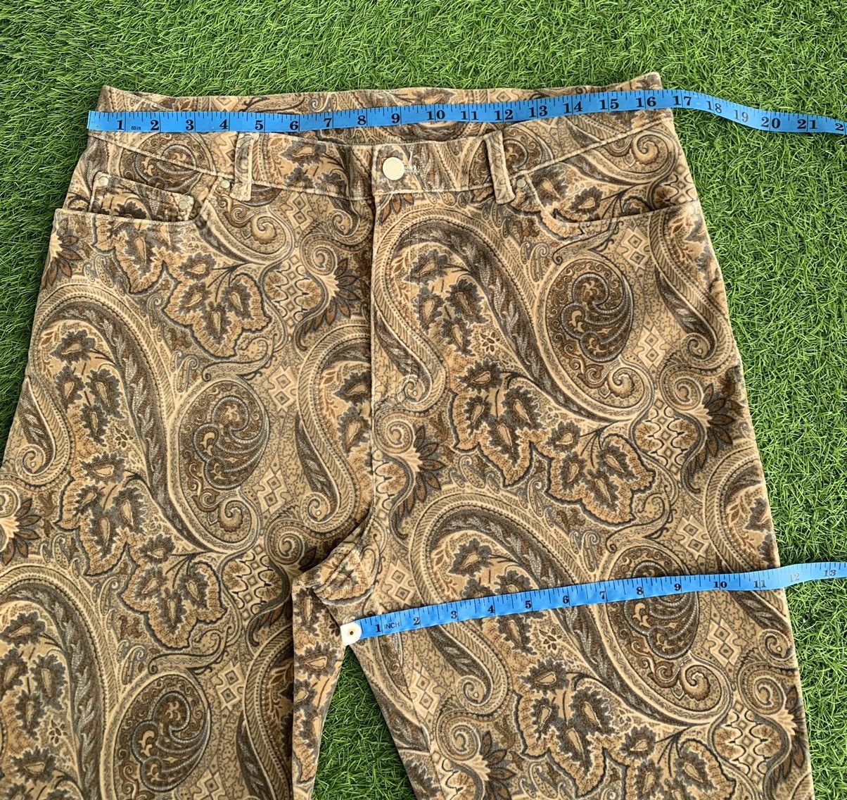 Japanese Brand John New York Signature Paisley Casual Pants Size US 32 / EU 48 - 12 Thumbnail