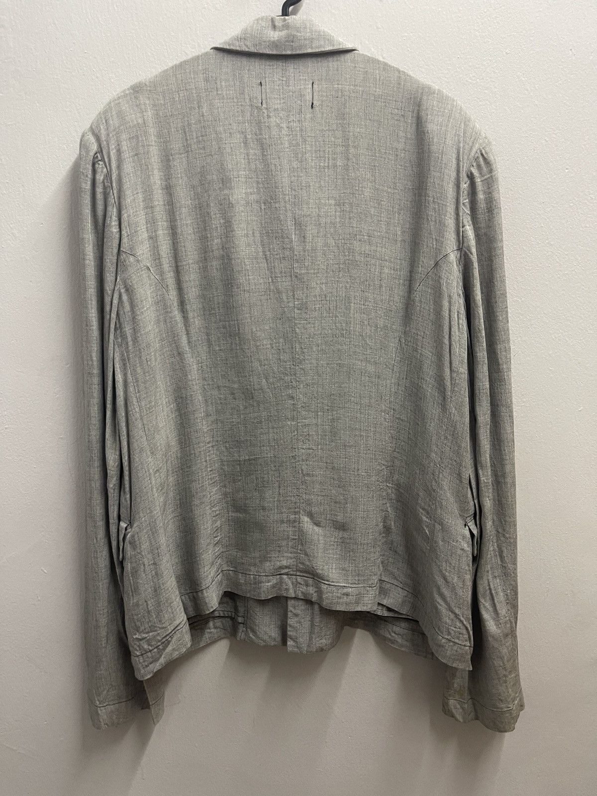 Comme des Garcons × Comme des Garcons Homme Deux × Vintage AD1997 RAYON Robe de Chambre Comme des Garçons Crop Jacket Size US M / EU 48-50 / 2 - 2 Thumbnail