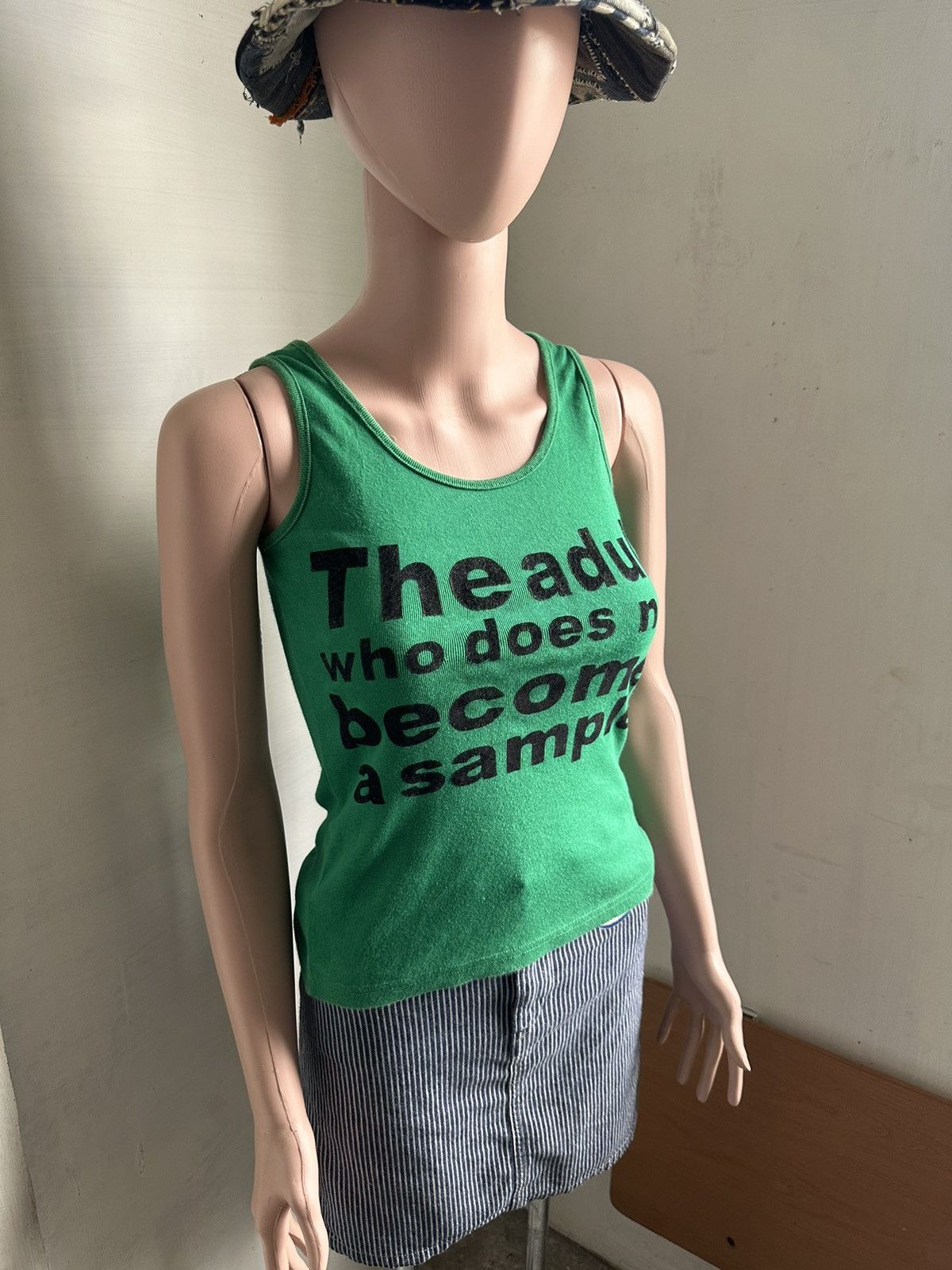 Japanese Brand Egoist Quote Sleeveless Size M / US 6-8 / IT 42-44 - 11 Thumbnail