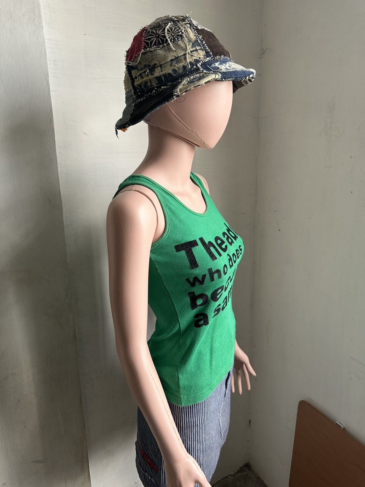 Japanese Brand Egoist Quote Sleeveless Size M / US 6-8 / IT 42-44 - 13 Thumbnail
