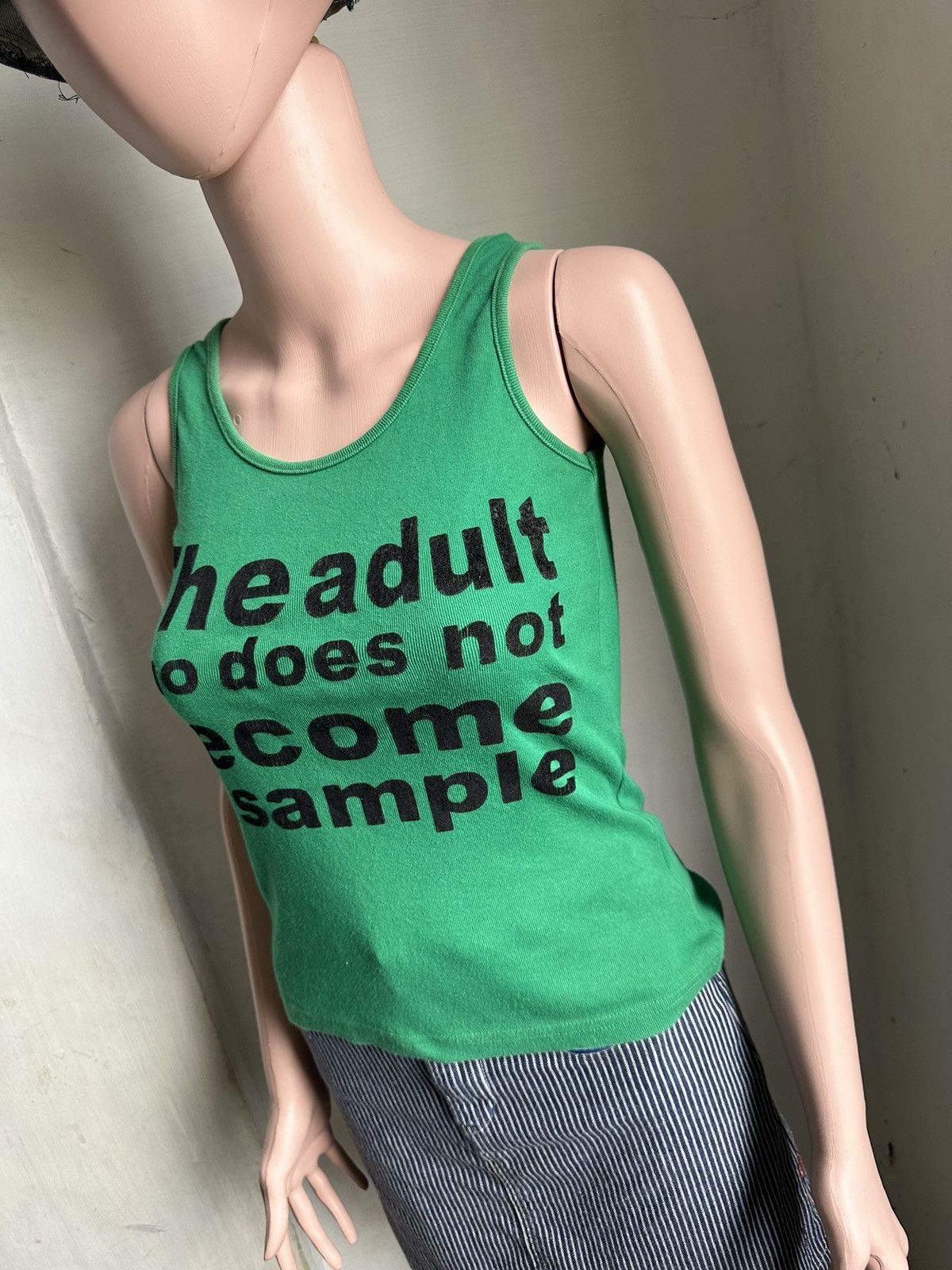Japanese Brand Egoist Quote Sleeveless Size M / US 6-8 / IT 42-44 - 12 Thumbnail