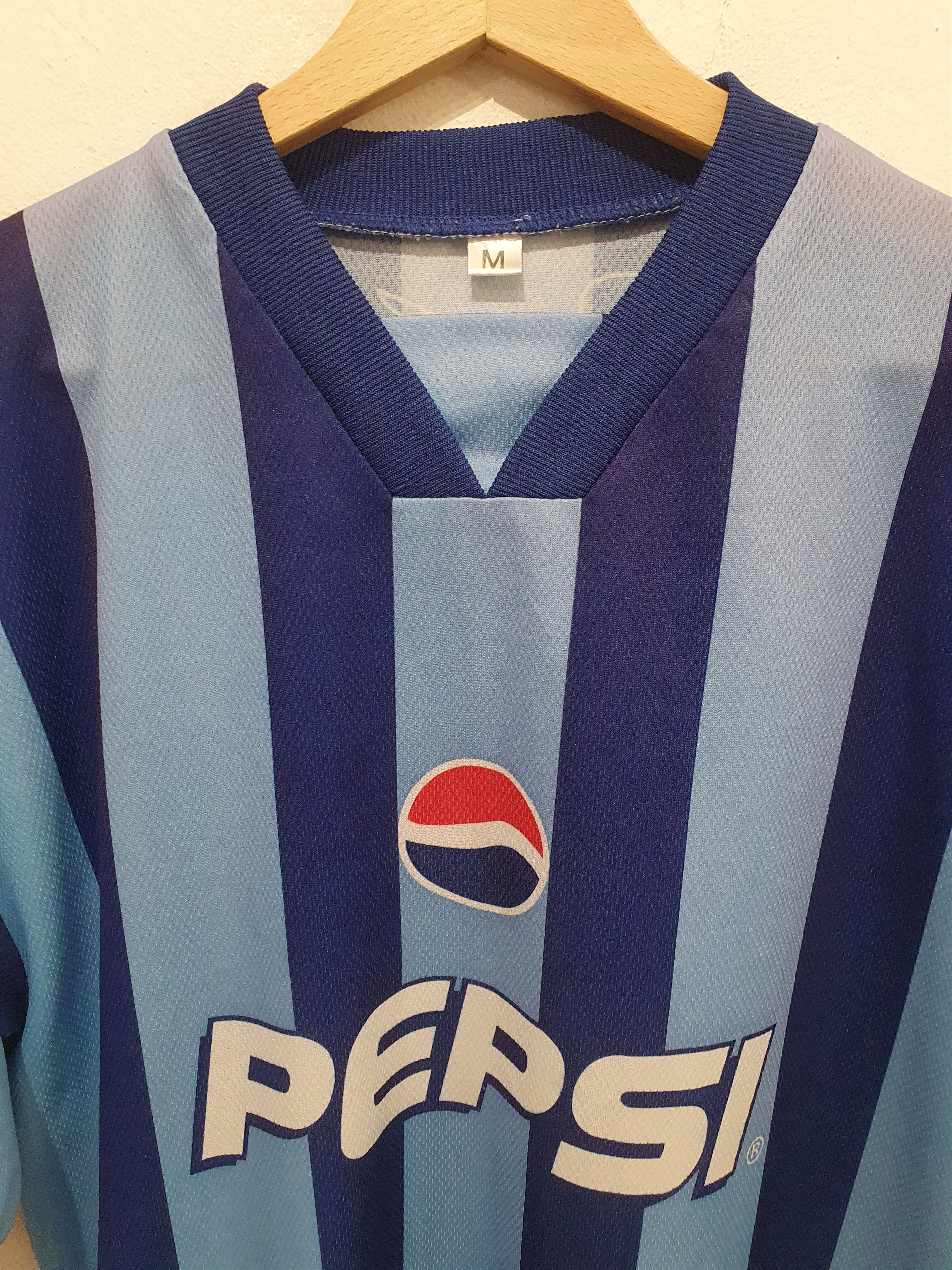 BECKHAM PEPSI ASK FOR MORE SIZE M SOCCER JERSEY SHIRT Menswear