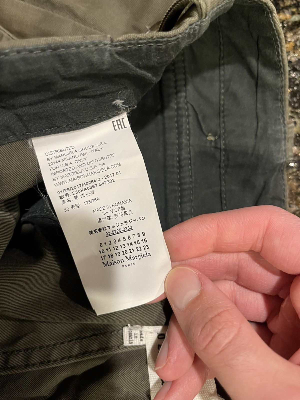 Maison Margiela Maison Margiela SS17 Olive Cargo Pants Size US 34 / EU 50 - 9 Thumbnail