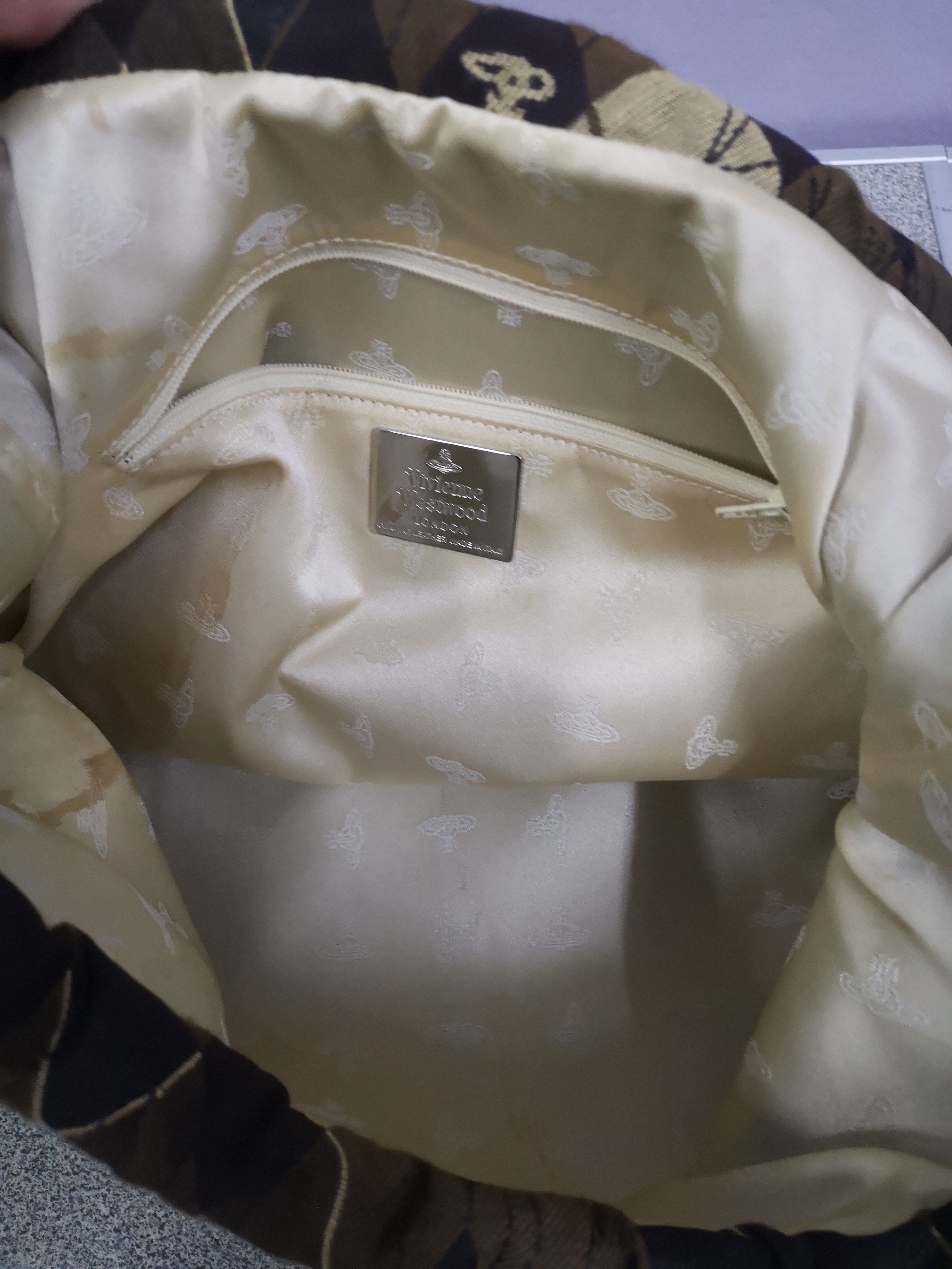 Vivienne Westwood Vivienne Westwood Orb Shoulder Tote Bag Size ONE SIZE - 8 Thumbnail