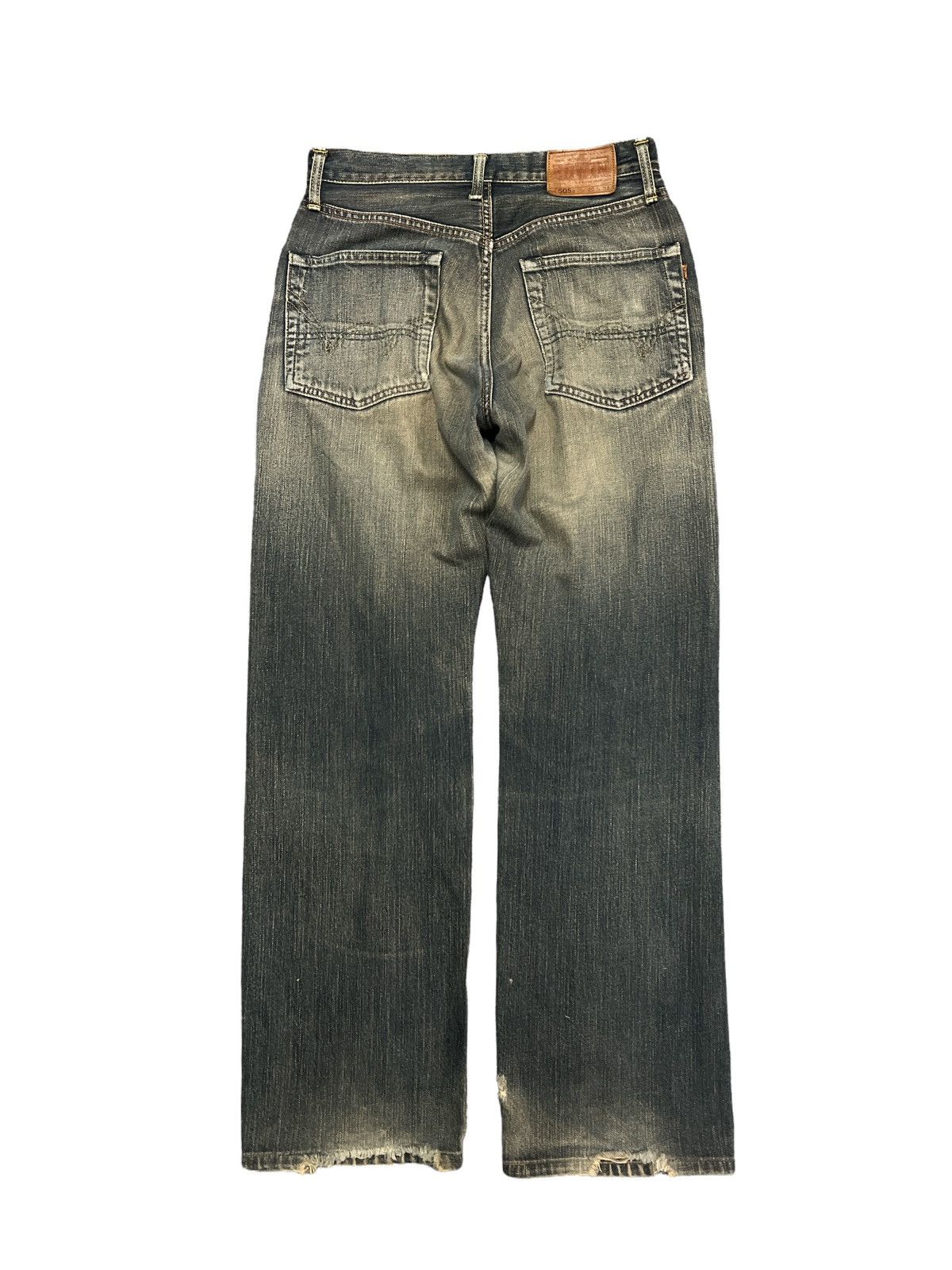 Edwin RASTY THRASHED EDWIN 505 SALVAGE MADE IN JAPAN Size US 30 / EU 46 - 6 Thumbnail