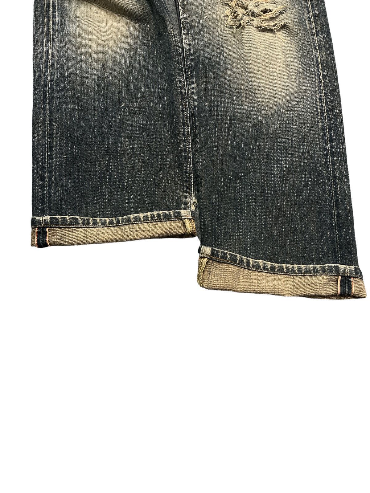 Edwin RASTY THRASHED EDWIN 505 SALVAGE MADE IN JAPAN Size US 30 / EU 46 - 5 Thumbnail