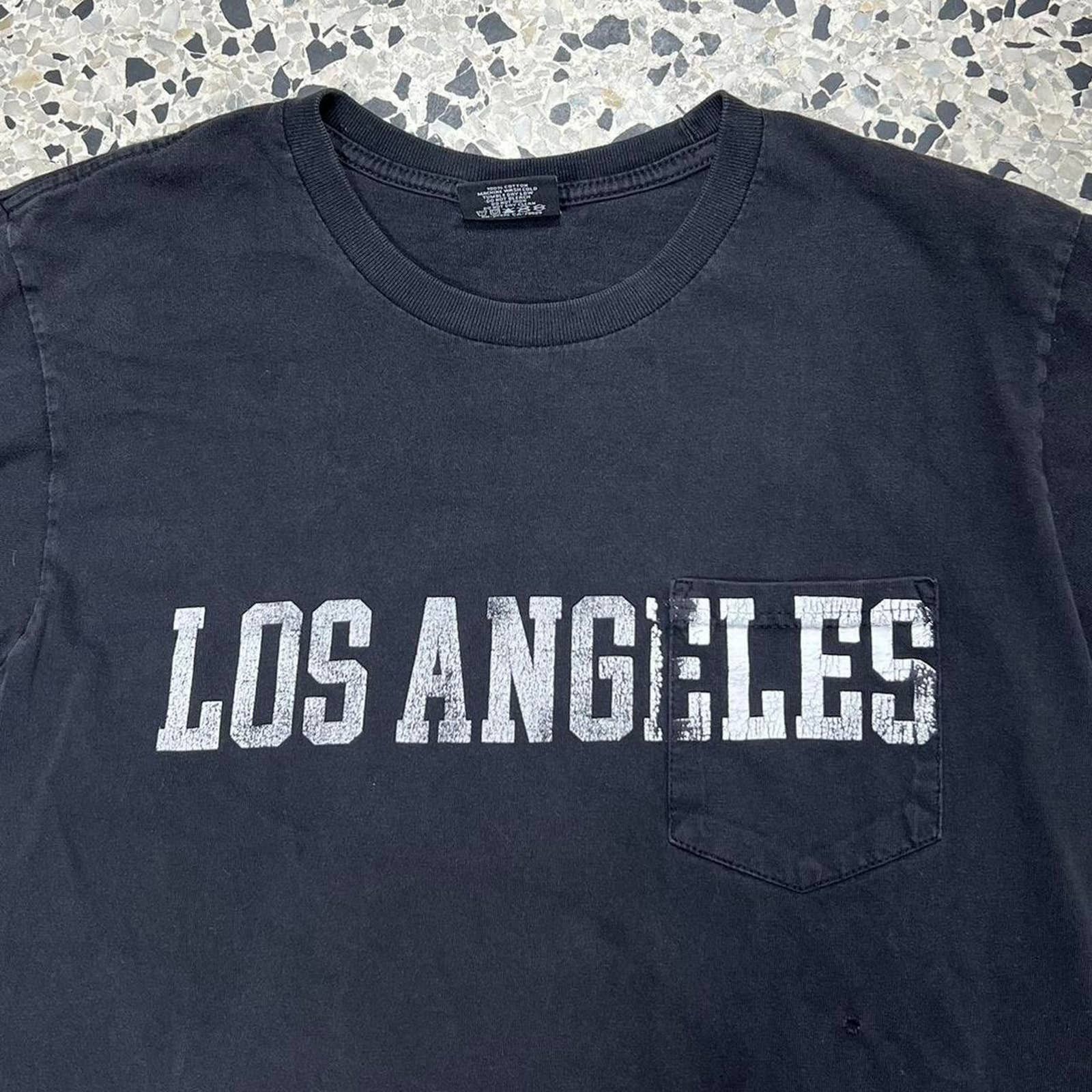 Stussy × Vintage STUSSY VINTAGE Y2K LOS ANGELES POCKET TEE Size US M / EU 48-50 / 2 - 2 Thumbnail