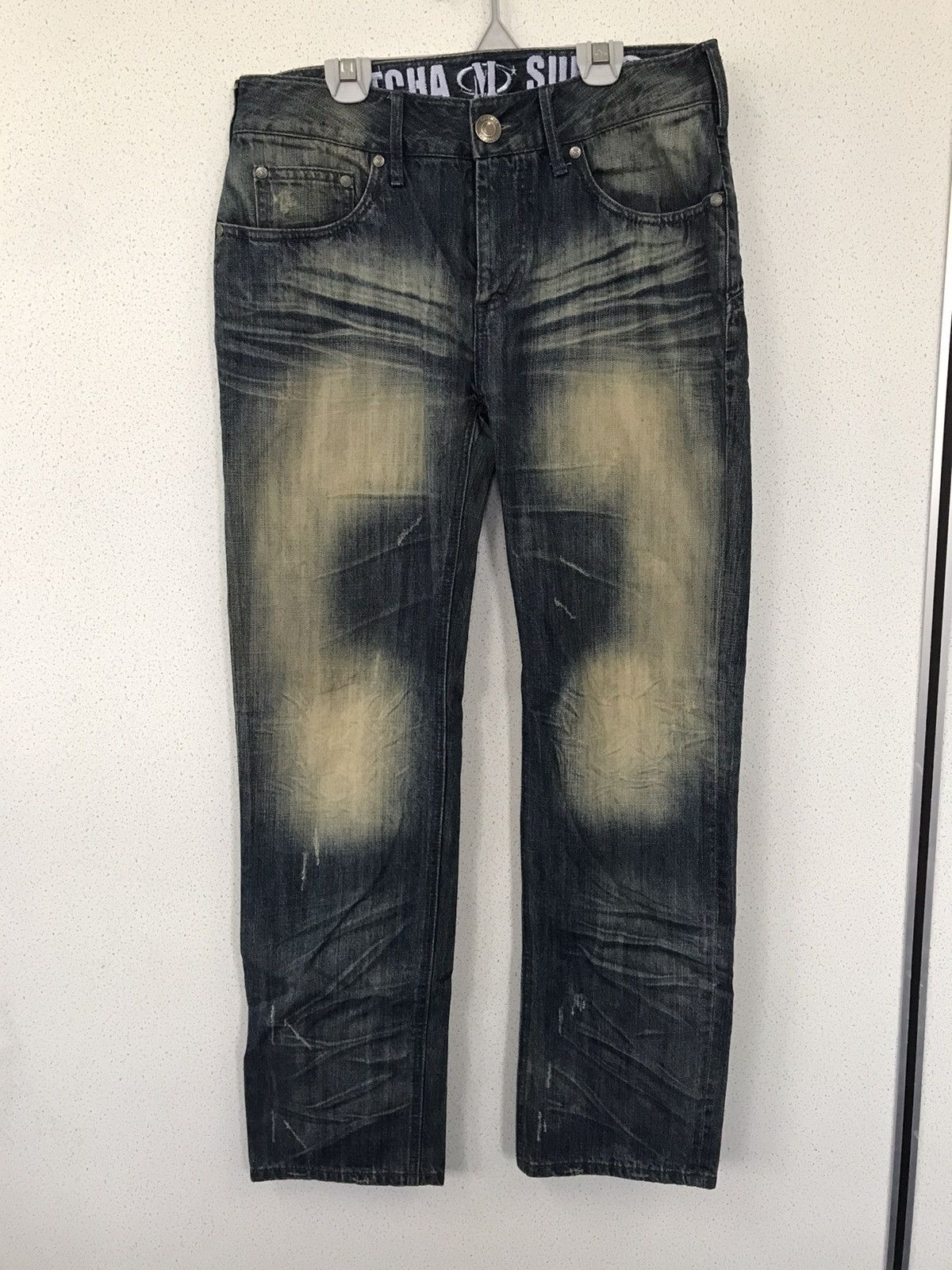 Gotcha Gotcha 90s Style Distressed Jeans Size US 32 / EU 48 - 2 Thumbnail
