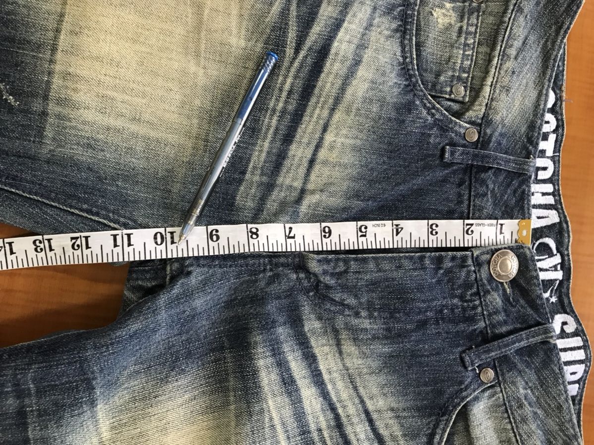 Gotcha Gotcha 90s Style Distressed Jeans Size US 32 / EU 48 - 14 Thumbnail