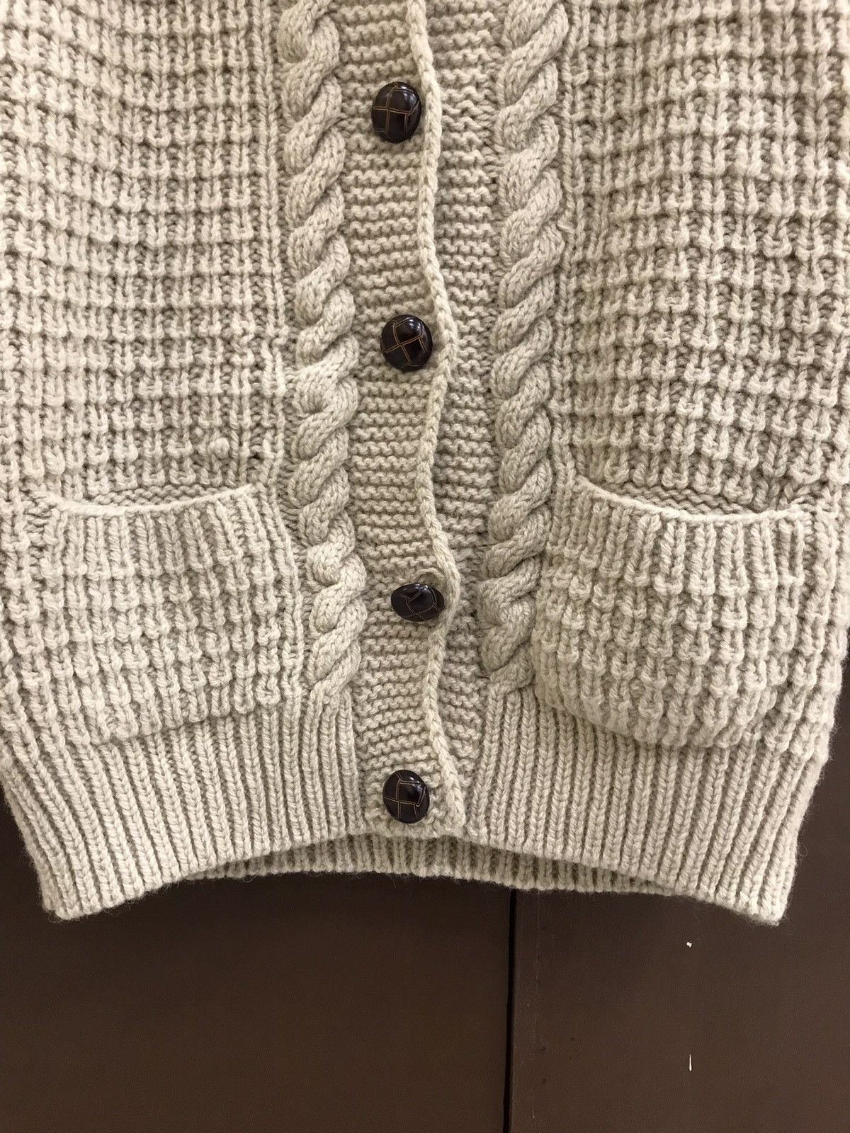 Japanese Brand Palpoa Coloured Cable Knit Sweater Size M / US 6-8 / IT 42-44 - 9 Thumbnail