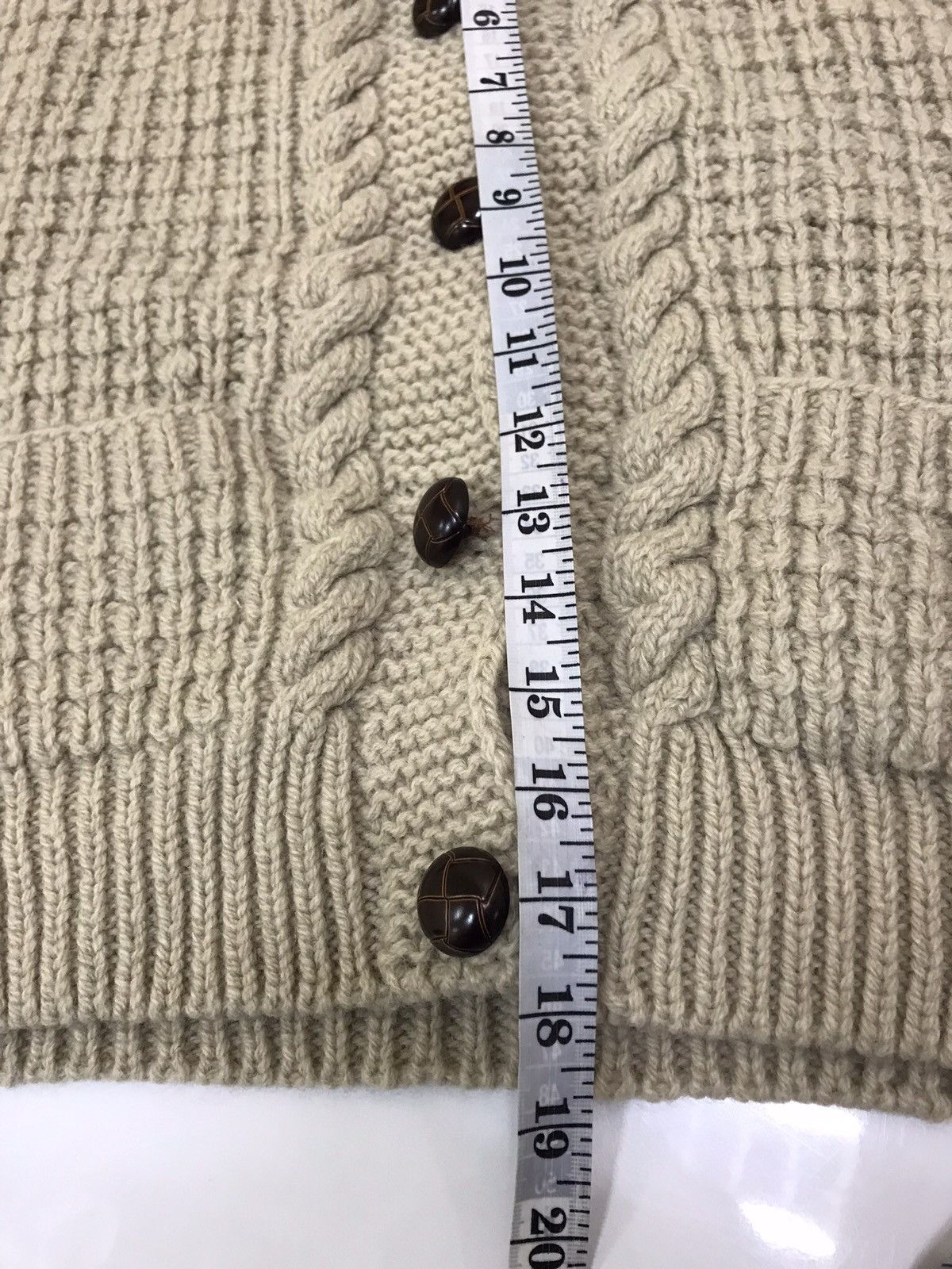 Japanese Brand Palpoa Coloured Cable Knit Sweater Size M / US 6-8 / IT 42-44 - 16 Thumbnail