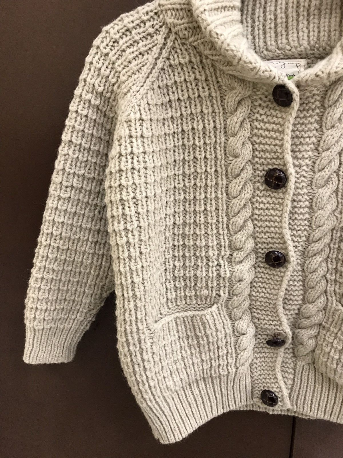 Japanese Brand Palpoa Coloured Cable Knit Sweater Size M / US 6-8 / IT 42-44 - 6 Thumbnail