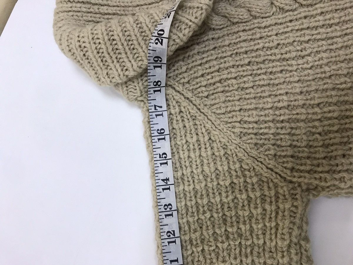 Japanese Brand Palpoa Coloured Cable Knit Sweater Size M / US 6-8 / IT 42-44 - 17 Thumbnail